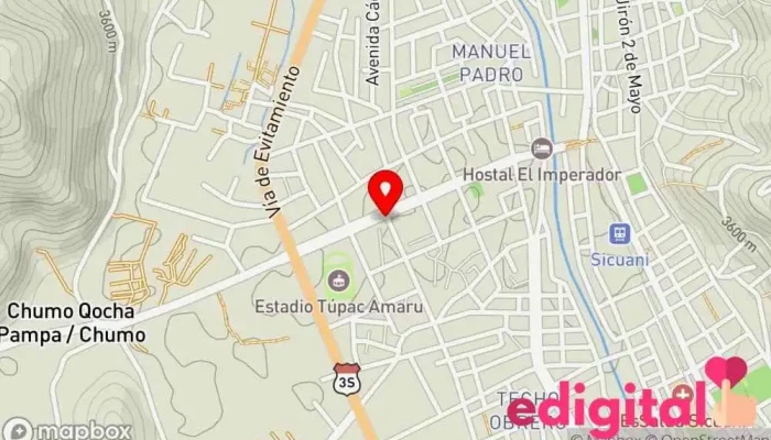 mapa de Botica Medifarma Farmacia en Sicuani