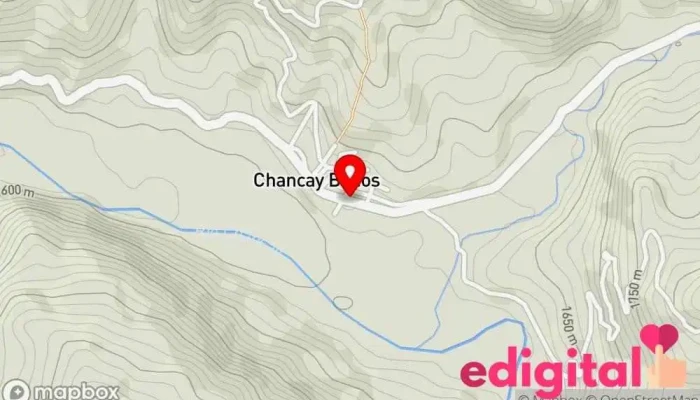 mapa de Botica Megafarma Farmacia en Chancaybaños