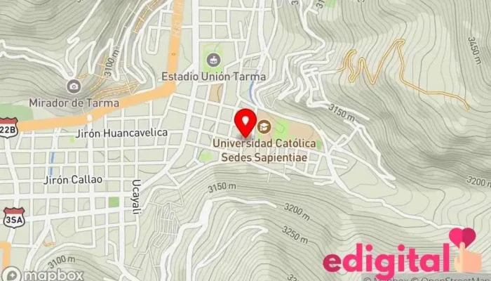 mapa de Botica Melifarma Farmacia en Tarma