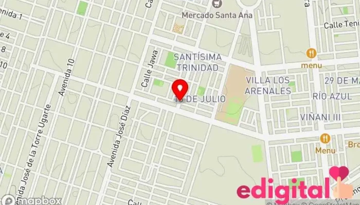 mapa de botica mi salud, tacna Farmacia en Tacna