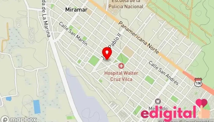 mapa de Botica Montalvo Farmacia en Moche