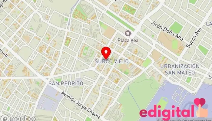 mapa de Botica Municipal - FARMAMINSA Farmacia en Santiago de Surco