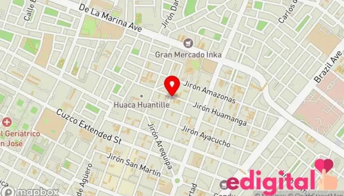mapa de Botica municipal FARMAMINSA Farmacia en Lima