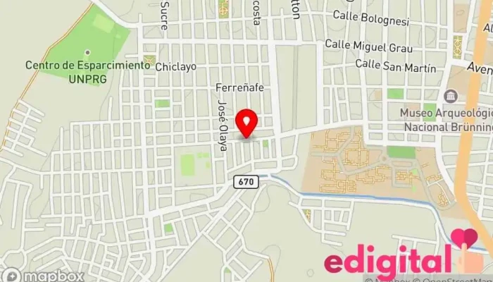 mapa de Botica Nahofarma Farmacia en Lambayeque