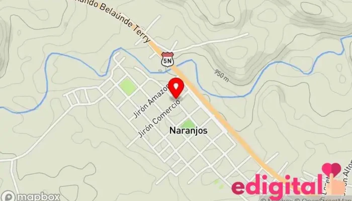 mapa de Botica Naranjos Farmacia en Nueva Cajamarca