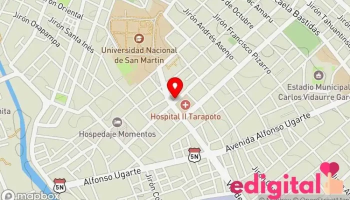 mapa de Botica Ney Farma Farmacia en Tarapoto
