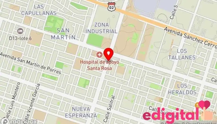 mapa de Botica Noriega Pharma E.I.R.L. Farmacia en Piura