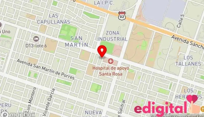 mapa de Botica Noriega SAC Farmacia en Piura