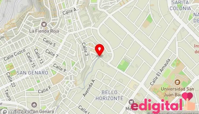 mapa de Botica Novafarma San Marcos Farmacia en Chorrillos