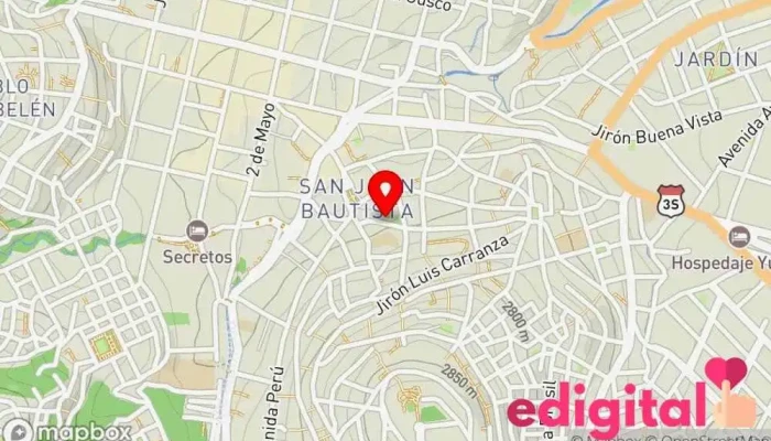 mapa de BOTICA ONLINE Farmacia en Ayacucho