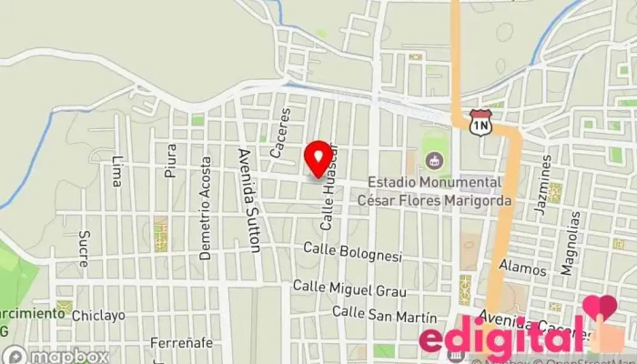 mapa de Botica Orion Farmacia en Lambayeque
