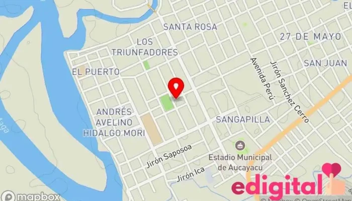mapa de Botica Ortega Farmacia en Aucayacu