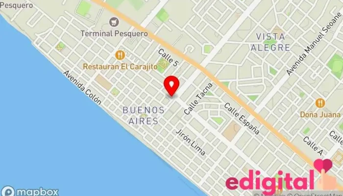 mapa de Botica Pacifico Farmacia en Víctor Larco Herrera