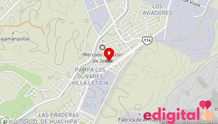 mapa de BOTICA PARAISO Farmacia en Lurigancho-Chosica