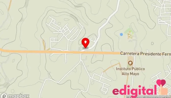 mapa de Botica Perla de Indañe Farmacia en Moyobamba