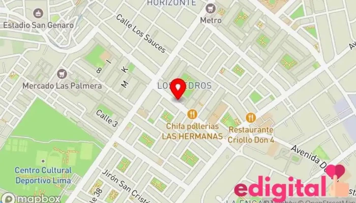 mapa de Botica Pharmaceutical a&a Farmacia en Chorrillos