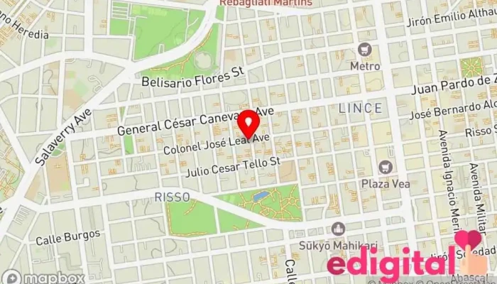 mapa de Botica Previmedic Farmacia en Lince
