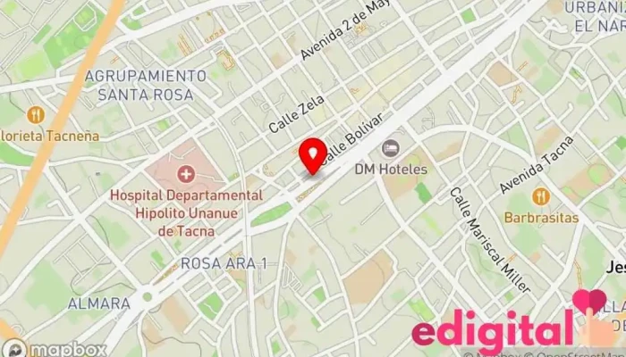 mapa de BOTICA REUMAFARMA Farmacia en Tacna