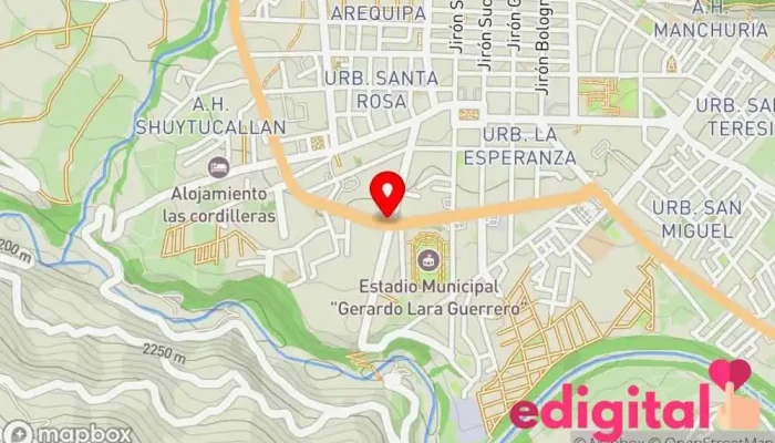 mapa de Botica Robles Farma Farmacia en Caraz
