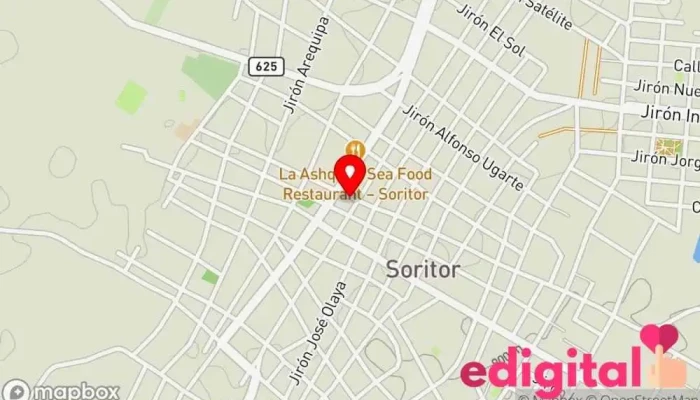 mapa de Botica Rojas Farmacia en Soritor