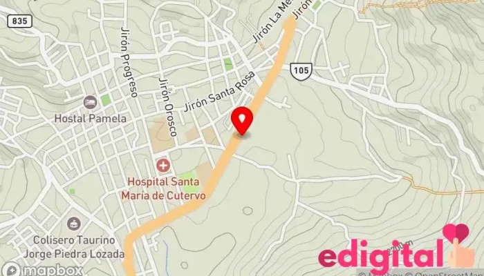 mapa de BOTICA ROX Y ANA FARMA Farmacia en Cutervo
