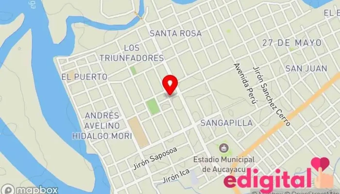 mapa de Botica Ruíz Farma Farmacia en Aucayacu
