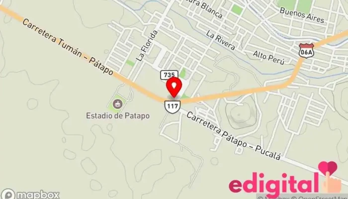 mapa de Botica Sagrado Corazón de María Farmacia en Patapo