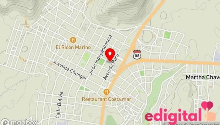 mapa de BOTICA SAIRA Farmacia en Ciudad de Dios