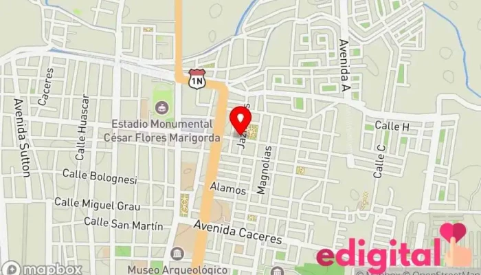 mapa de BOTICA SALUD FARMA Farmacia en Lambayeque