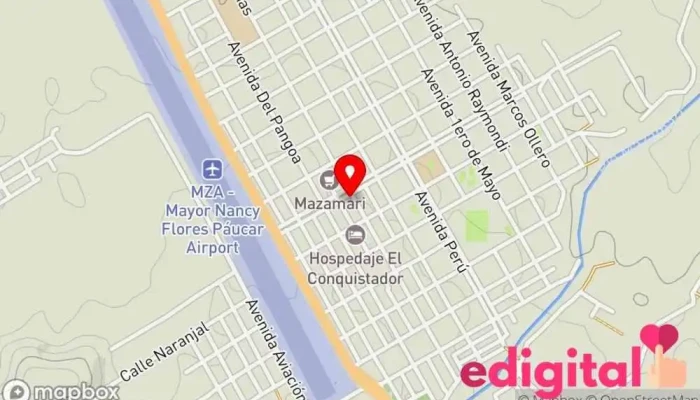 mapa de Botica SALUD FARMA Farmacia en Mazamari