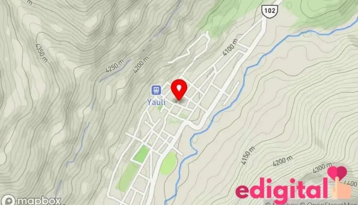 mapa de Botica San Antonio Farmacia en Yauli