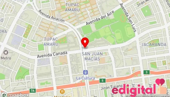 mapa de Botica San Diego Farmacia en San Luis