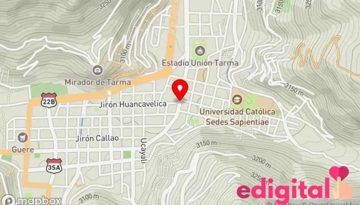 mapa de Botica San Jose Farmacia en Tarma