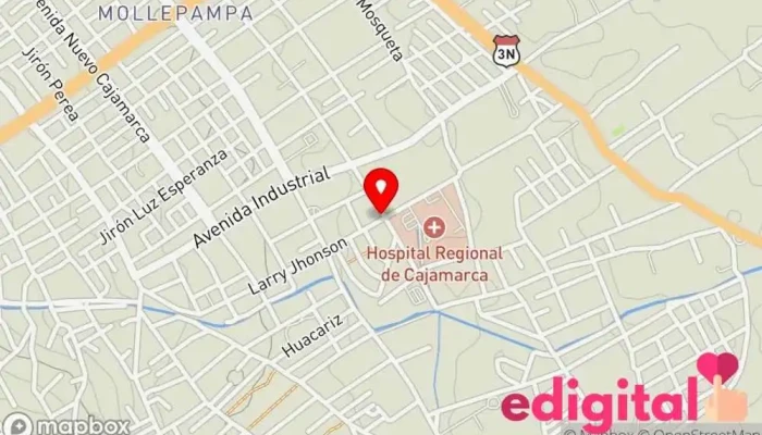mapa de Botica San Juan Farmacia en Cajamarca