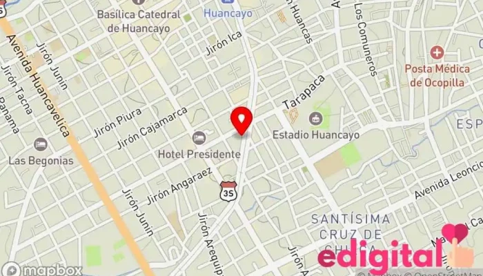mapa de Botica San Miguel Farmacia en Huancayo