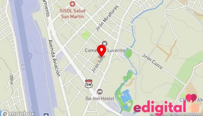 mapa de Botica San Pedro Farmacia en Tarapoto