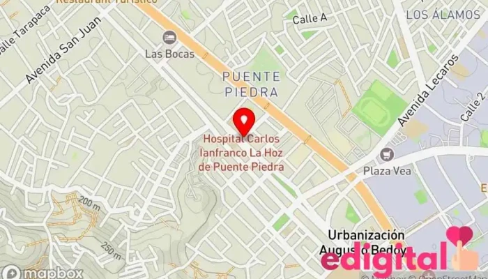 mapa de Botica San Pedro Farmacia en Puente Piedra