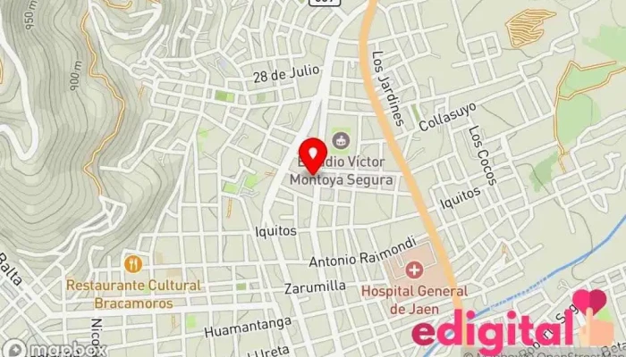 mapa de BOTICA SAN VALENTIN Farmacia en Jaén