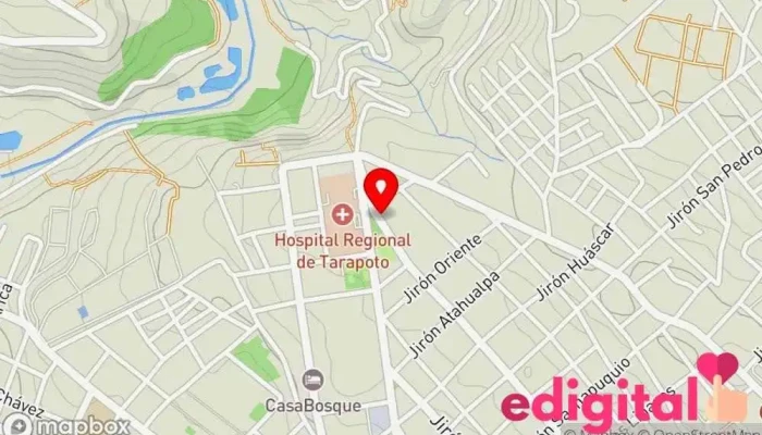 mapa de Botica San Vicente Farmacia en Tarapoto