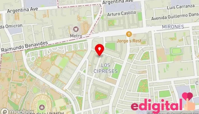 mapa de Botica Sandoval Farmacia en Lima