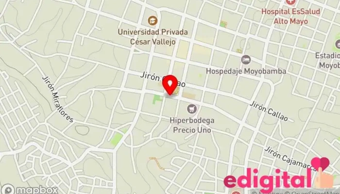 mapa de Botica Sandra Farmacia en Moyobamba