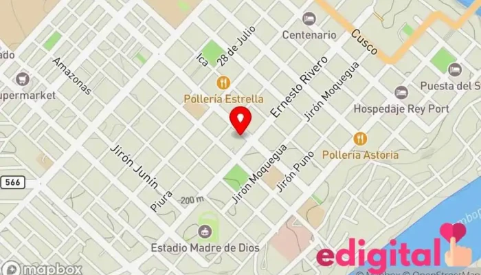 mapa de Botica Santa Beatriz Farmacia en Puerto Maldonado