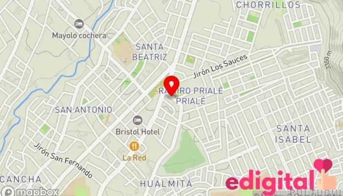 mapa de Botica SANTA FE Farmacia en Huancayo