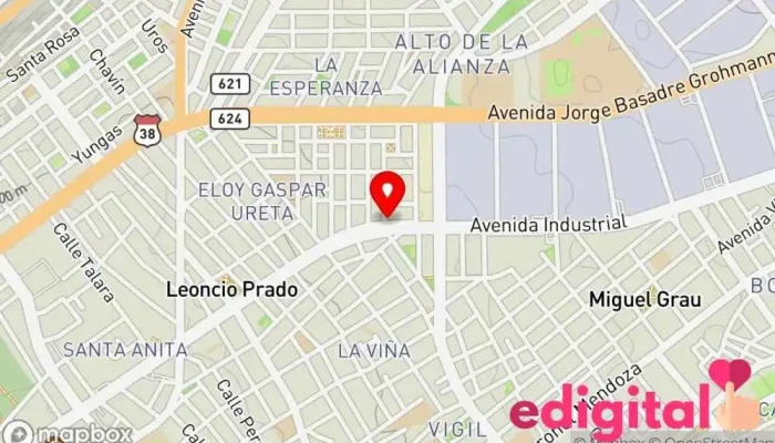 mapa de BOTICA SANTA LUCIA Farmacia en Tacna