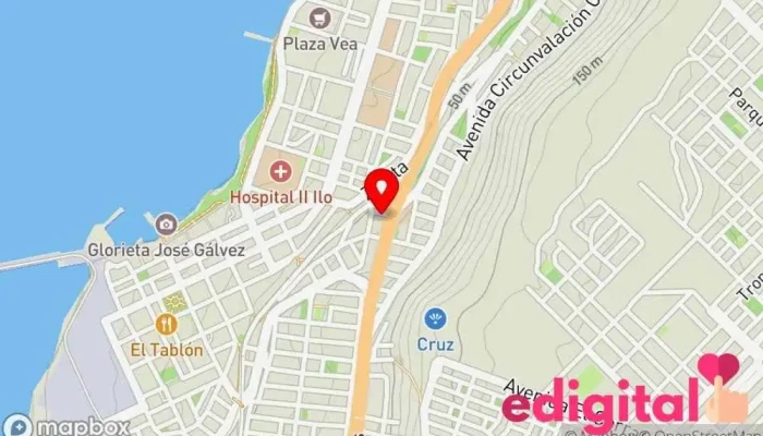 mapa de Botica Santa Lucia Farmacia, Tienda infantil, Tienda de comestibles, periódicos y medicamentos, Tienda de accesorios de moda, Tienda de regalos en Ilo