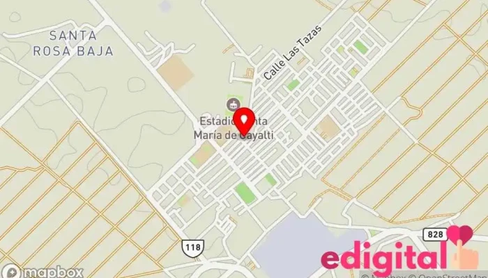 mapa de Botica Santa Teresita Farmacia en Cayaltí