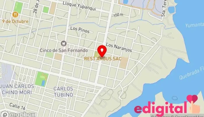 mapa de Botica Sarita Colonia Farmacia en Pucallpa
