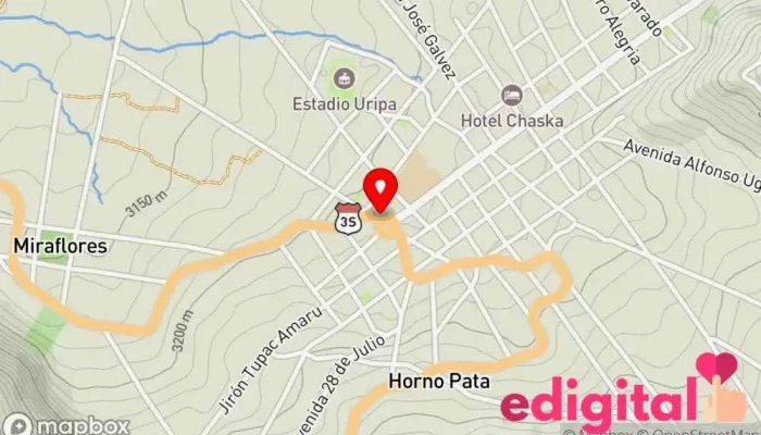 mapa de Botica Señor De Los Milagros Farmacia en Uripa