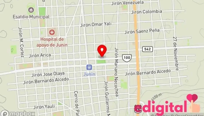 mapa de Botica Señor De Muruhuay Farmacia en Junín