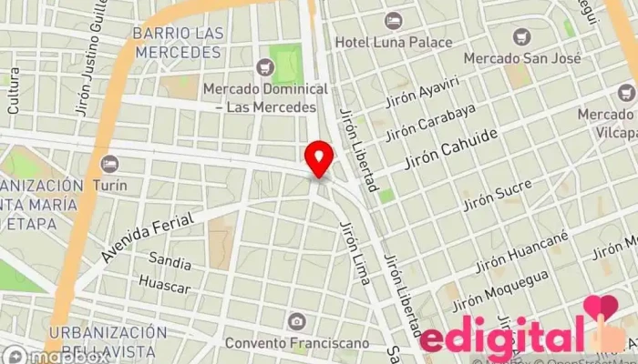 mapa de Botica Señor De Pucará Farmacia en Juliaca